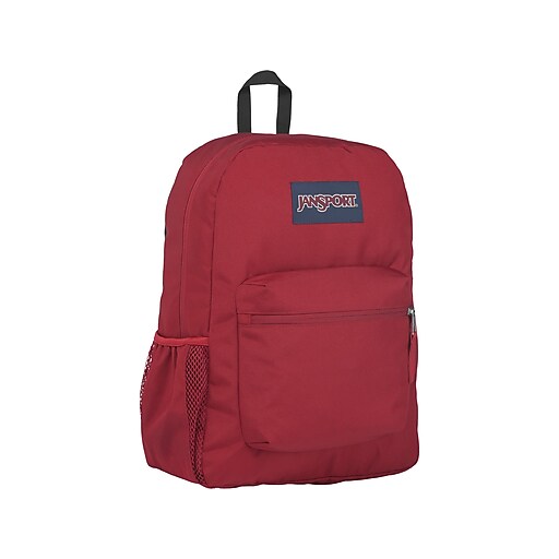 JanSport Cross Town Backpack, Solid, Red (JS0A47LW9FL) at Staples