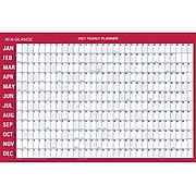 2021 AT-A-GLANCE 24" x 36" Wall Calendar, White/Red/Blue (PM28-28-21)
