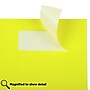 JAM Paper Address Labels, 1 1/3" x 4", Neon Yellow, 14 Labels/Sheet, 9 Sheets/Pack (359329614)~#|#~sp87119448_sc7