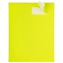 JAM Paper Address Labels, 1 1/3" x 4", Neon Yellow, 14 Labels/Sheet, 9 Sheets/Pack (359329614)~#|#~sp87119449_sc7