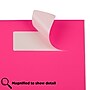 JAM Paper Address Labels, 1 1/3" x 4", Neon Pink, 14 Labels/Sheet, 9 Sheets/Pack (359329612)~#|#~sp87119568_sc7