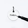 Avery Split Ring Metal Rim Paper Key Tags, 1-1/4" Diameter, White, 50/Pack (11025)~#|#~sp87210973_sc7