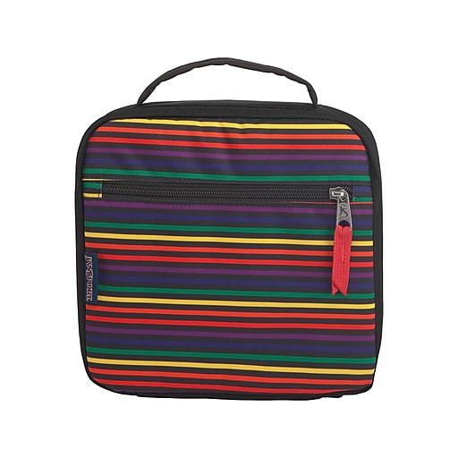 JanSport Lunch Bag, Rainbow Strip, 169.07 Oz. (JS0A2WJX7E0) at Staples