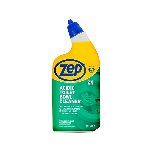 Zep Acidic Toilet Bowl Cleaner, Wintergreen, 32 Fl. Oz. (ZUATBC32) Staples