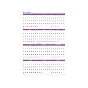 2021 AT-A-GLANCE 36" x 24" Paper Wall Calendar, White/Purple/Red (PM12-28-21)