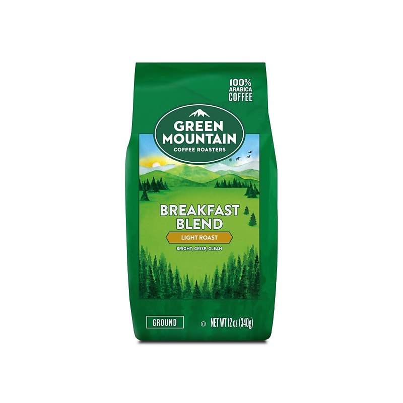 Green Mountain Breakfast Blend Ground Coffee, Light Roast, 12 oz. (38520) image 1