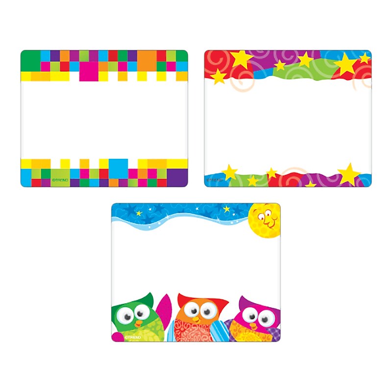 TREND Enterprises, Inc Terrific Labels Name Tags 2.5" x 3", 22/Pack (T09232) image 1