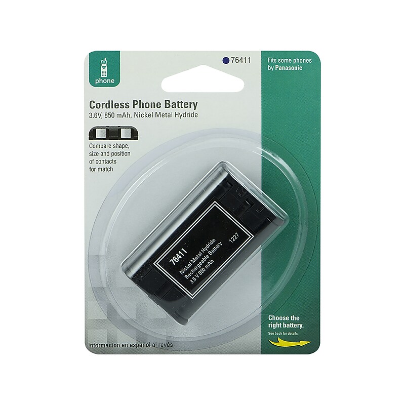 Jasco Power Gear Ni-mh Battery for Multiple Brands, 3.6V 850MAH (76411) image 1