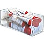 Azar Deluxe Open Lid Storage Bin, Clear, 4/Pack (556344)~#|#~sp88488454_sc7