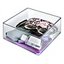 Azar Deluxe Open Lid Storage Bin, Clear, 4/Pack (556348)~#|#~sp88488457_sc7