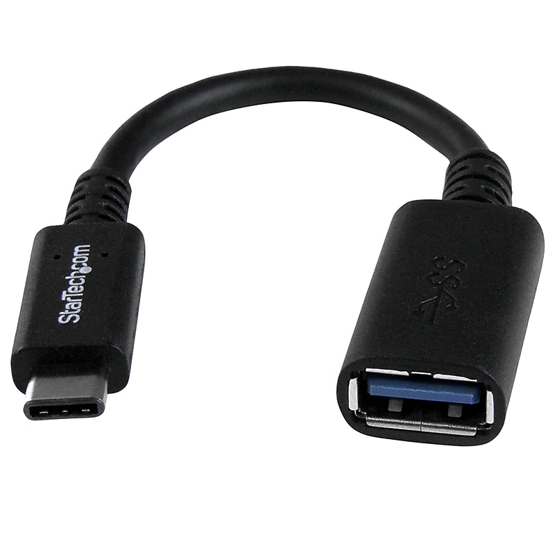 StarTech 6in USB-C to USB-A Adapter Cable - M/F - USB 3.0 - USB Type-C to USB Type-A Adapter image 1