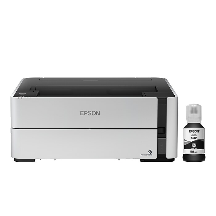 EPSON - Epson エコタンク EW-M970A3T Epson EcoTank ET-M1170 Wireless Monochrome Inkjet Printer