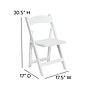 Flash Furniture HERCULES Wood/Vinyl Folding Chair, White, 4/Pack (4XF2901WHITE)~#|#~sp88869813_sc7