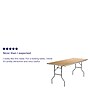 Flash Furniture Fielder Folding Table, 72" x 30", Birchwood (XA3072BIRCHM)~#|#~sp88964681_sc7