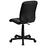 Flash Furniture Clayton Armless Vinyl Swivel Mid-Back Quilted Task Office Chair, Black (GO16911BK)~#|#~sp88964774_sc7