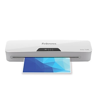 Fellowes Halo 125 Thermal & Cold Laminator, 12.52" Width, White/Light Gray (5753101)