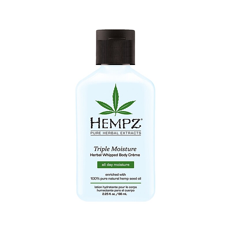 Hempz Triple Moisture Body Creme, Enchanted Grapefruit/Sparkling Peach, 2.25 Fl. Oz. Squeeze Bottle (110-2144-02) image 1
