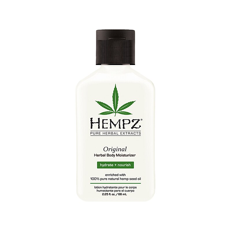 Hempz Original Body Moisturizer, Floral/Banana, 2.25 Fl. Oz. Squeeze Bottle (110-2120-02) image 1