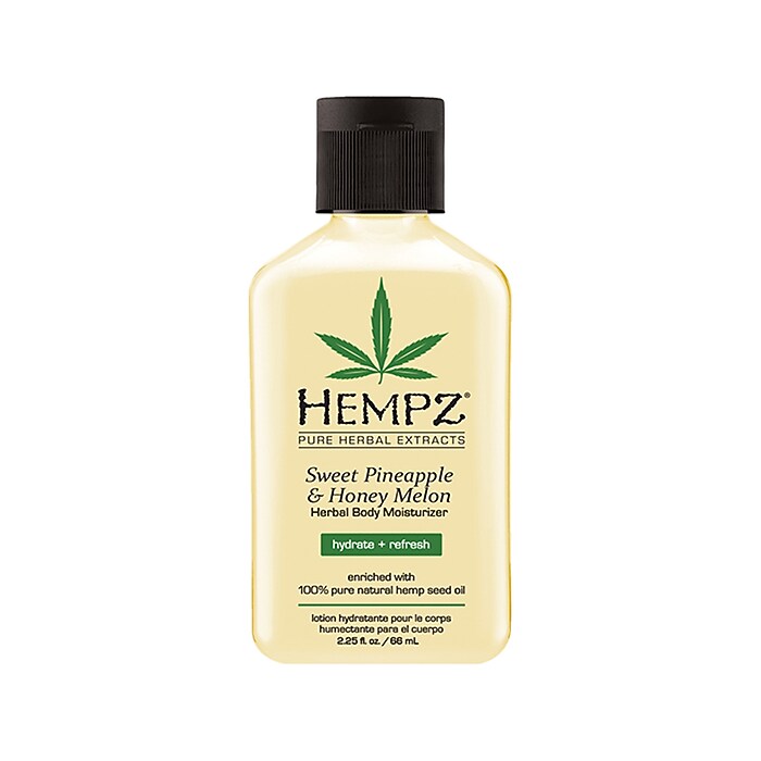 Hempz Body Moisturizer, Sweet Pineapple/Honey Melon Scent, 2.25 oz