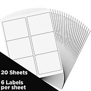 JAM Paper® Shipping Address Labels, Large, 3 1/3 x 4, White, 120/Pack (4062902)