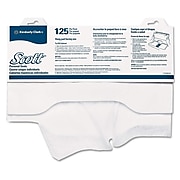 Scott Sanitary Toilet Seat Covers, White, 18" x 15", 125/Pack (7410)