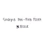 Sharpie Stick Grip Pen, Fine Point, 0.8mm, Black Ink, 12/Pack (1758055)~#|#~sp89168459_sc7
