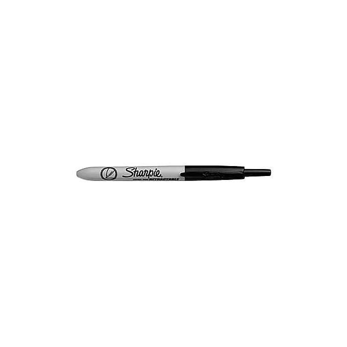 2 Pennarelli Sharpie Retrattili Permanenti – Punta Fine, Colore Nero – Scrittura Preciso - Foto 4