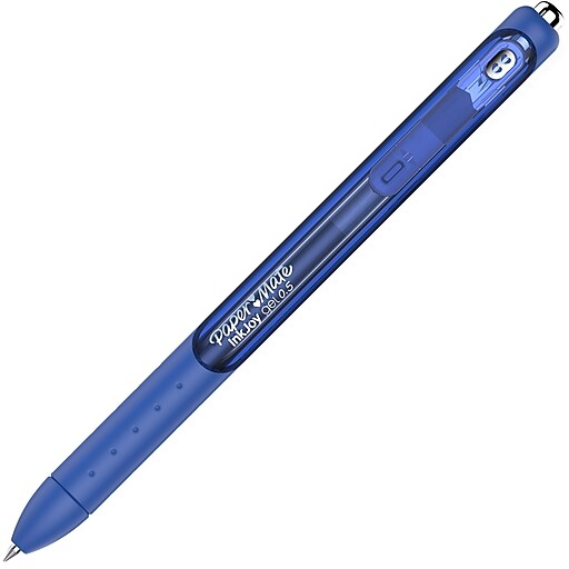 Paper Mate® InkJoy® Gel Pen, 0.5mm, Blue Ink, 12 Count (1951722) at Staples