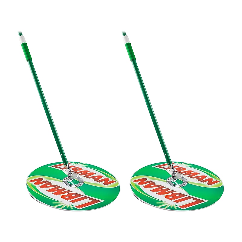 Libman Gym Standard Microfiber Wet Mop Frame, Multicolor, 2/Pack (1034002) image 1