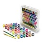 Crayola Washable Kids Paint Tray with 2 Brushes & Case, 42 Assorted Colors (BIN540157)~#|#~sp89170665_sc7