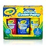 Crayola Washable Fingerpaint, Bold Colors, 8 oz., 3 Per Pack, 2 Packs (BIN551310-2)~#|#~sp89170672_sc7