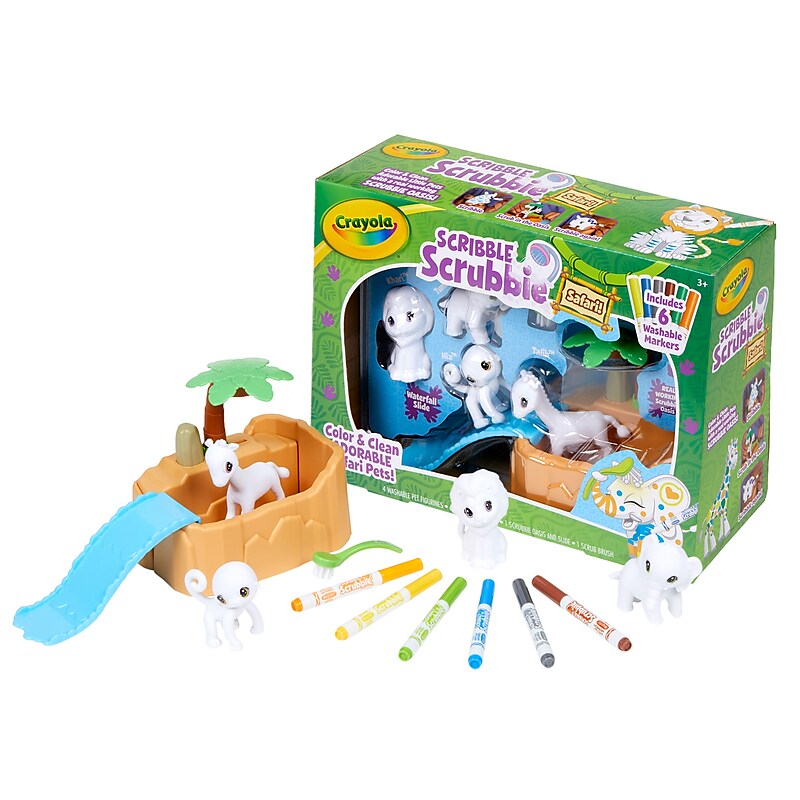 Crayola Scribble Scrubbie Safari Tub Set (BIN747267) image 1