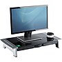 Fellowes Office Suites Premium Monitor Riser, Monitors up to 80 lbs.,Black/Silver (8031001)~#|#~sp89270771_sc7