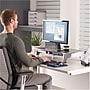 Fellowes Office Suites Premium Monitor Riser, Monitors up to 80 lbs.,Black/Silver (8031001)~#|#~sp89270774_sc7