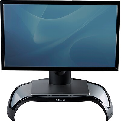 Fellowes Smart Suites Corner Monitor Riser, Up to 32″ Monitor, Black (8020101) Sansujyuku sansujyuku.com