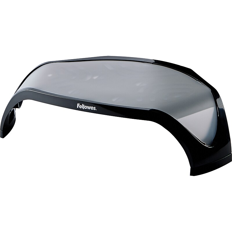 Fellowes Smart Suites Corner Monitor Riser, Up to 32" Monitor, Black (8020101) image 1