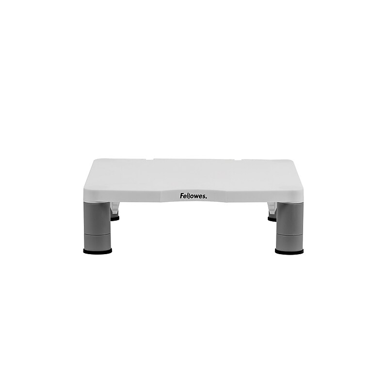 Fellowes Standard Adjustable Monitor Riser, Up to 17" Monitor, Platinum (91712) image 1