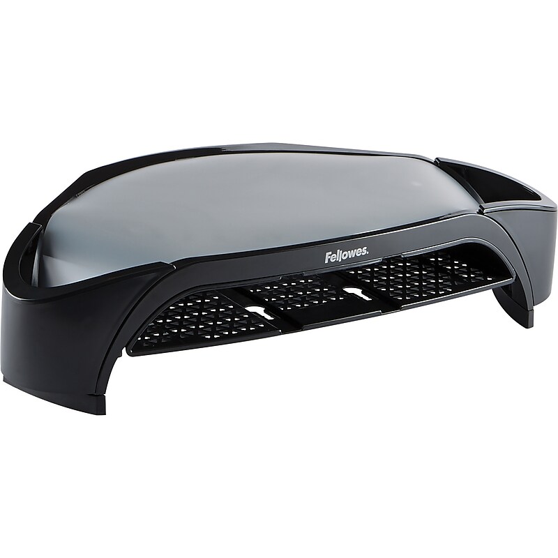 Fellowes Smart Suites Plus Adjustable Monitor Riser, Up to 21" Monitor, Black (8020801) image 1