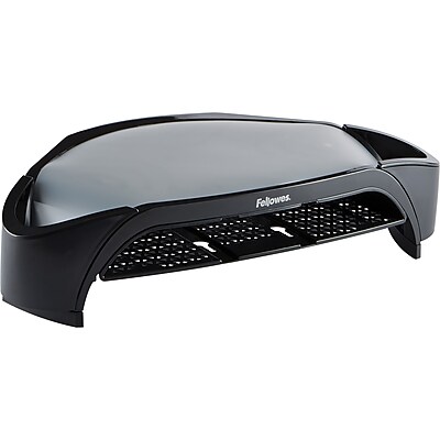 Fellowes Smart Suites Plus Adjustable Monitor Riser, Up to 21″ Monitor, Black (8020801) Sansujyuku sansujyuku.com