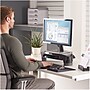 Fellowes Smart Suites Plus Adjustable Monitor Riser, Up to 21" Monitor, Black (8020801)~#|#~sp89270799_sc7