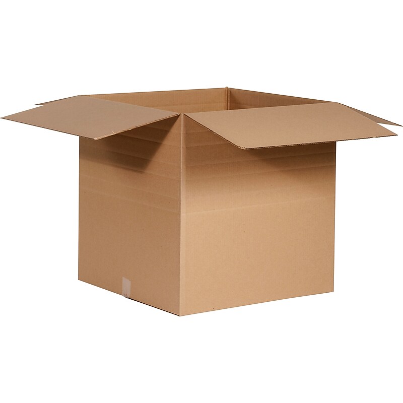13.25" x 10.25" x 12" Multi-Depth Shipping Box, 32 ECT, Kraft, 25/Bundle (BS131012MD) image 1