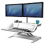 Fellowes Lotus DX Sit-Stand Workstation Adjustable Monitor Stand, White (8080201)~#|#~sp89277792_sc7