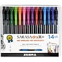 Zebra Sarasa Dry X20 Retractable Gel Pen, Medium Point, 0.7mm, Assorted Ink, 14 Pack (46824)~#|#~sp89277835_sc7