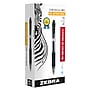 Zebra Sarasa Dry X20 Retractable Gel Pen, Medium Point, 0.7mm, Black Ink, Dozen (46810)~#|#~sp89277836_sc7