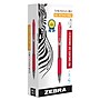 Zebra Sarasa Dry X20 Retractable Gel Pen, Medium Point, 0.7mm, Red Ink, Dozen (46830)~#|#~sp89277838_sc7