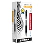 Zebra Sarasa Dry X20 Retractable Gel Pen, Bold Point, 1.0mm, Black Ink, Dozen (46610)~#|#~sp89277840_sc7