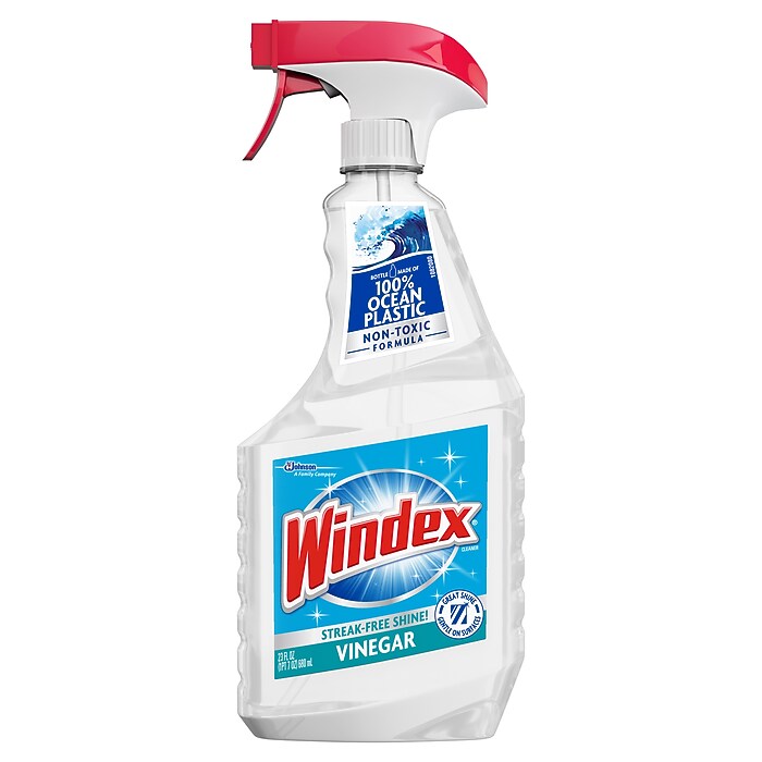 Windex Vinegar Glass Cleaner Spray Bottle, 23 oz. (312620) | Staples