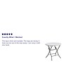 Flash Furniture Elon Folding Table, 31.5" x 31.5", Granite White (DADYCZ80RGW)~#|#~sp89547860_sc7
