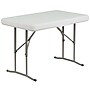 Flash Furniture Rowan Rectangular 3 Piece Folding Bench and Table Set, 25.5" x 41", Granite White (DADYCZ103)~#|#~sp89548108_sc7