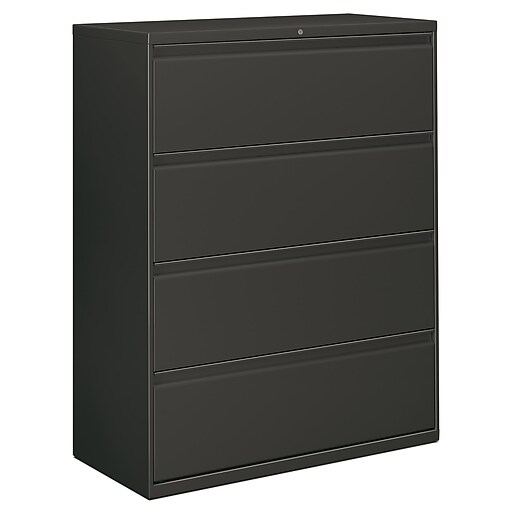 Alera® FourDrawer Lateral File 42w x 18d x 52.5h, Charcoal